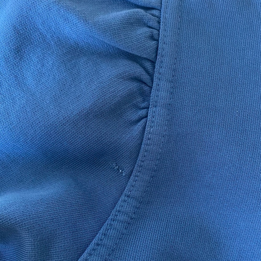 APIECE APART Blue Puff Sleeve Sweatshirt Small - Picture 6 of 7